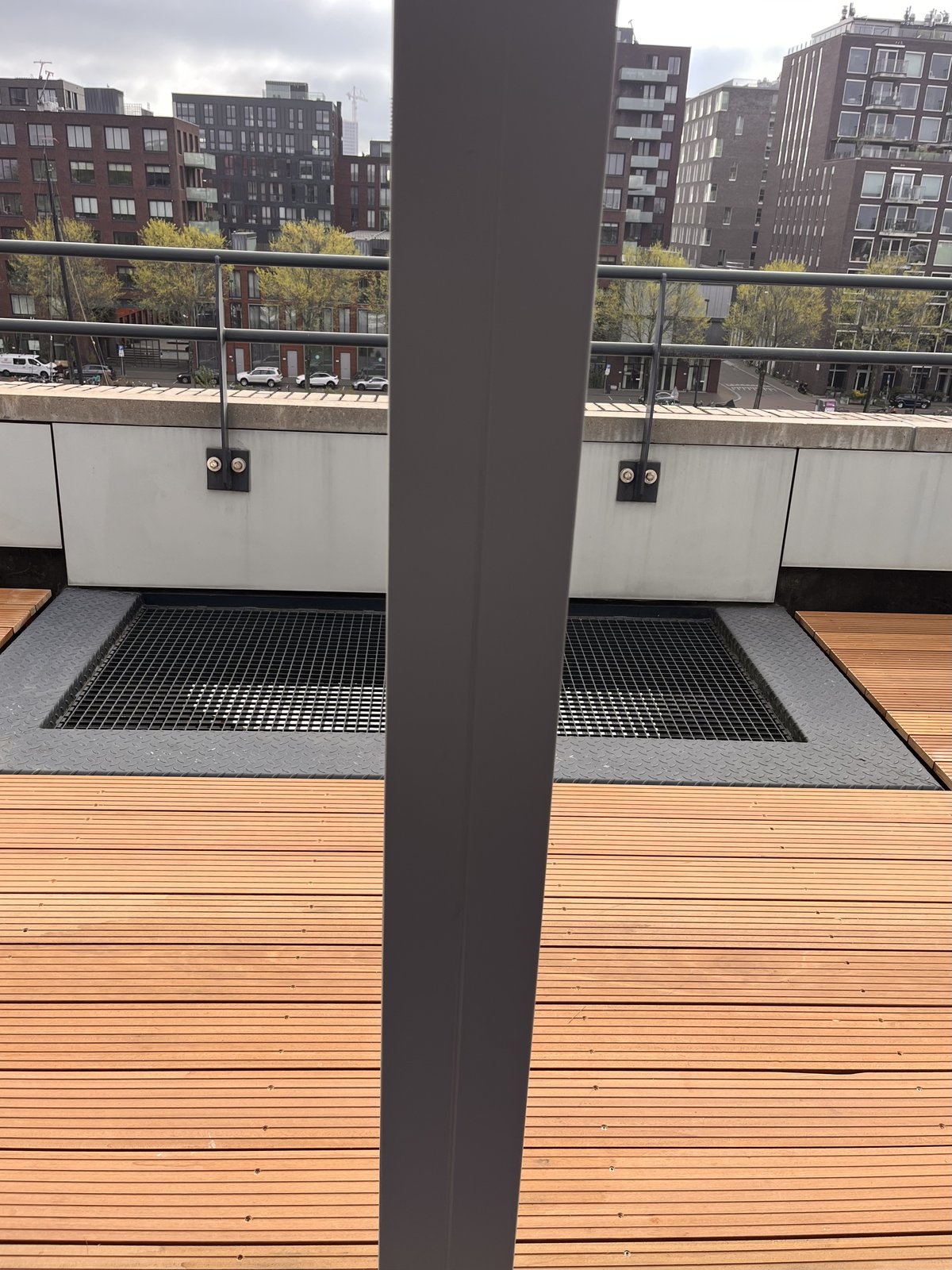 Dakterras met ingebouwd trampolinenet Amsterdam